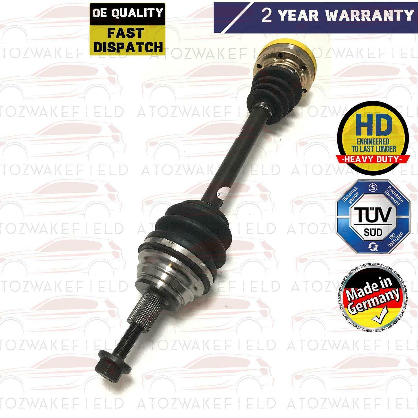 FOR AUDI A3 1.6 1.9 2.0 FSI TDI FRONT LEFT DRIVE SHAFT DRIVESHAFT BRAND NEW
