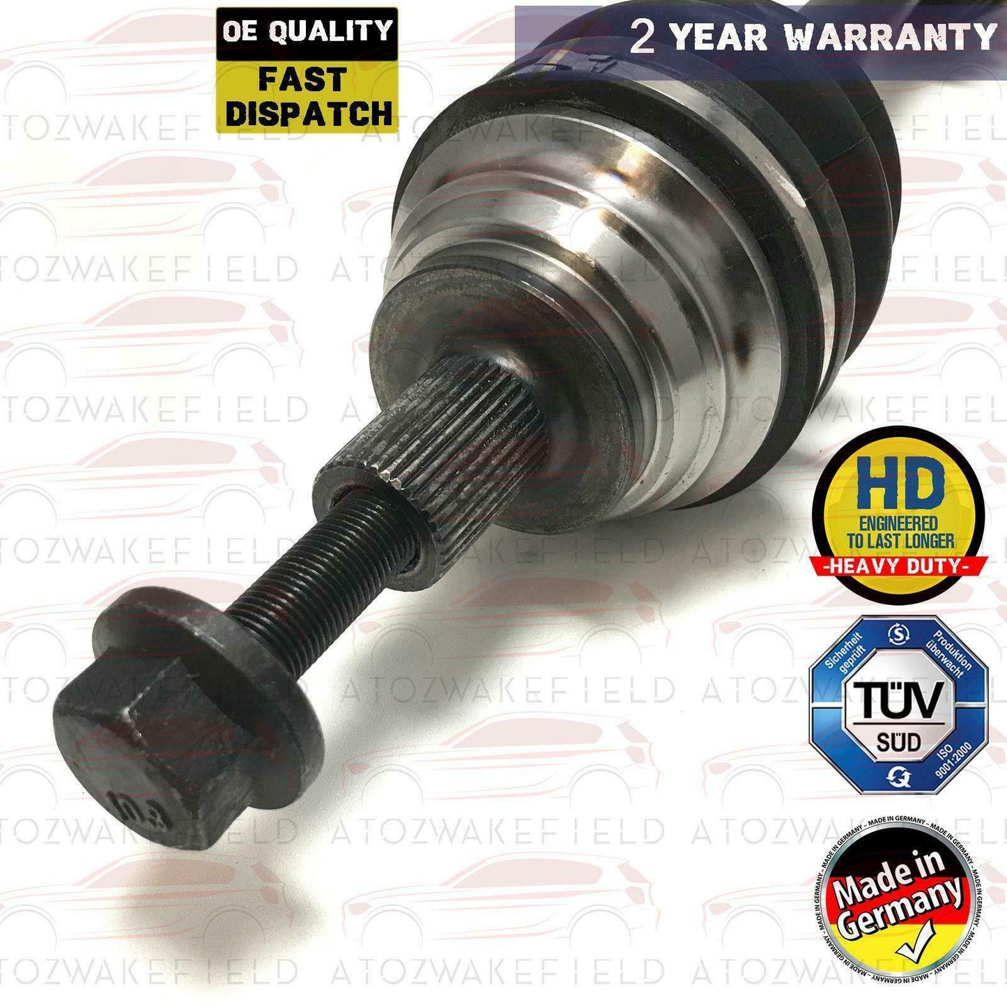 FOR AUDI A3 1.6 1.9 2.0 FSI TDI FRONT LEFT DRIVE SHAFT DRIVESHAFT BRAND NEW