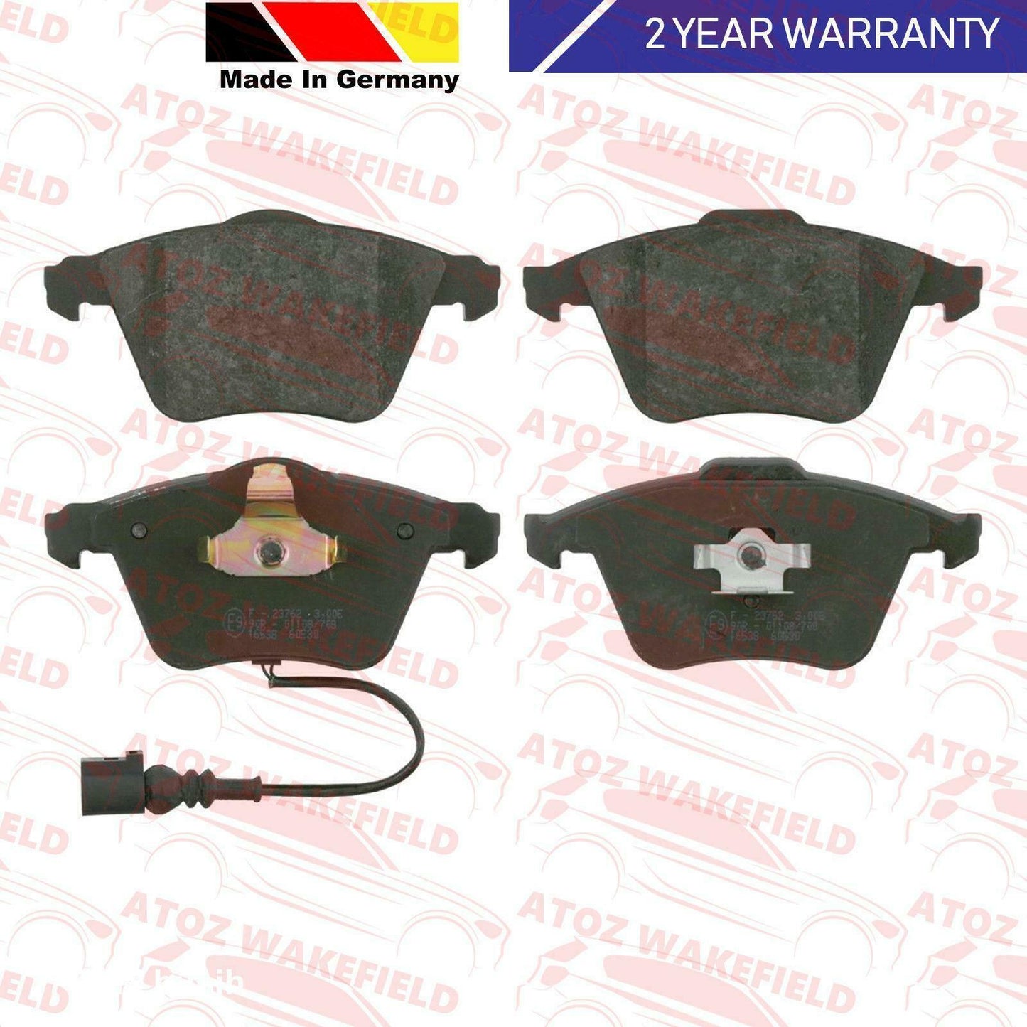 FOR VW GOLF MK5 R32 MK6 R AUDI A3 S3 SEAT LEON CUPRA R FRONT PLATINUM BRAKE PADS