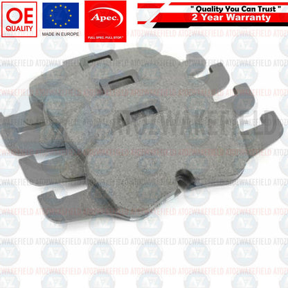FOR VW GOLF R GTi CLUB SPORT 4 PISTON FRONT PREMIUM APEC BRAKE PADS 8S0698151