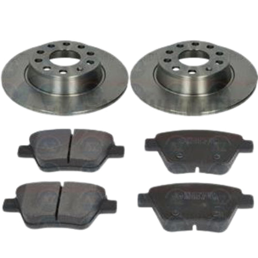 FOR SKODA REAR OE QUALITY HIGH CARBON BRAKE DISCS PADS 272mm BRAND NEW *SOLID*