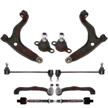 FOR VW T5 TRANSPORTER FRONT LOWER SUSPENSION WISHBONE CONTROL ARMS LINKS KIT SET