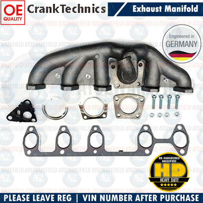 FOR VW TOUAREG 2.5 R5 TDi TRANSPORTER T5 MULTIVAN 2.5 TDi EXHAUST MANIFOLD KIT