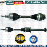 FOR VW TRANSPORTER MULTIVAN CARAVELLE T5 FRONT LEFT RIGHT DRIVESHAFTS PAIR NEW