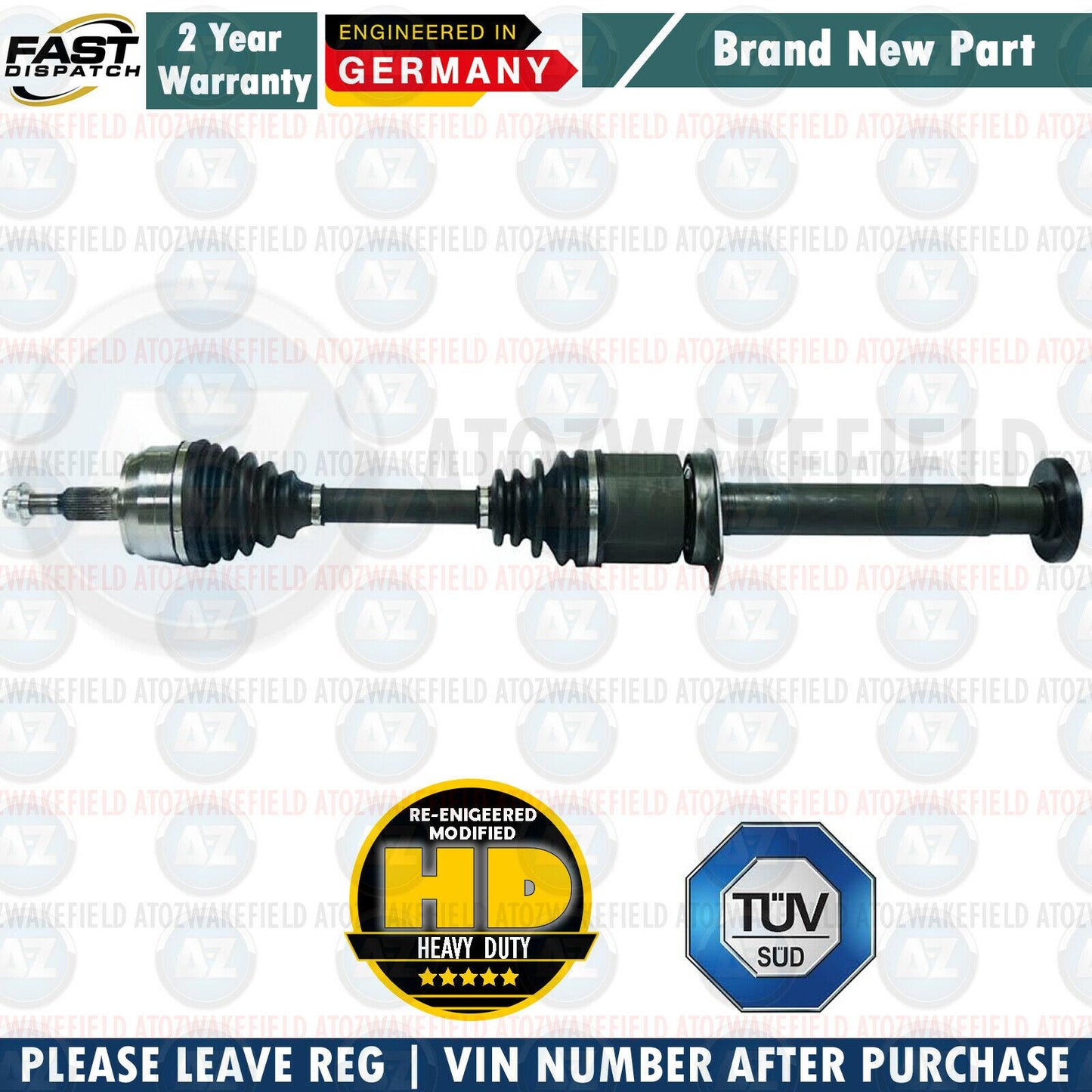 FOR VW TRANSPORTER MULTIVAN CARAVELLE T5 FRONT LEFT RIGHT DRIVESHAFTS PAIR NEW