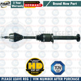 FOR VW TRANSPORTER MULTIVAN CARAVELLE T5 FRONT LEFT RIGHT DRIVESHAFTS PAIR NEW