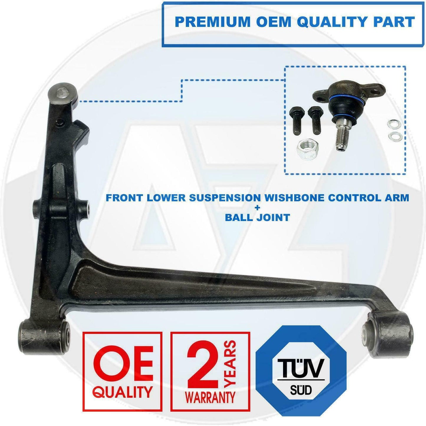 FOR VW TRANSPORTER T4 FRONT LOWER LEFT SUSPENSION WISHBONE ARM BALL AND JOINT