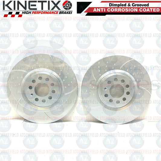 FOR VOLVO C70 S70 V70 850 960 FRONT DIMPLED & GROOVED BRAKE DISCS PAIR 280mm