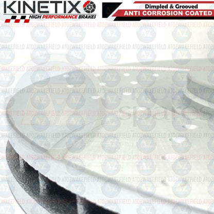 I30 For Volvo 850 2.3 T5 LW 226HP -96 Front Dimpled Grooved Brake Discs 280mm