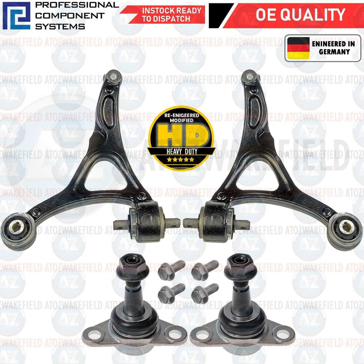FOR XC90 FRONT LOWER SUSPENSION WISHBONE TRACK CONTROL ARMS BALL JOINTS LH + RH