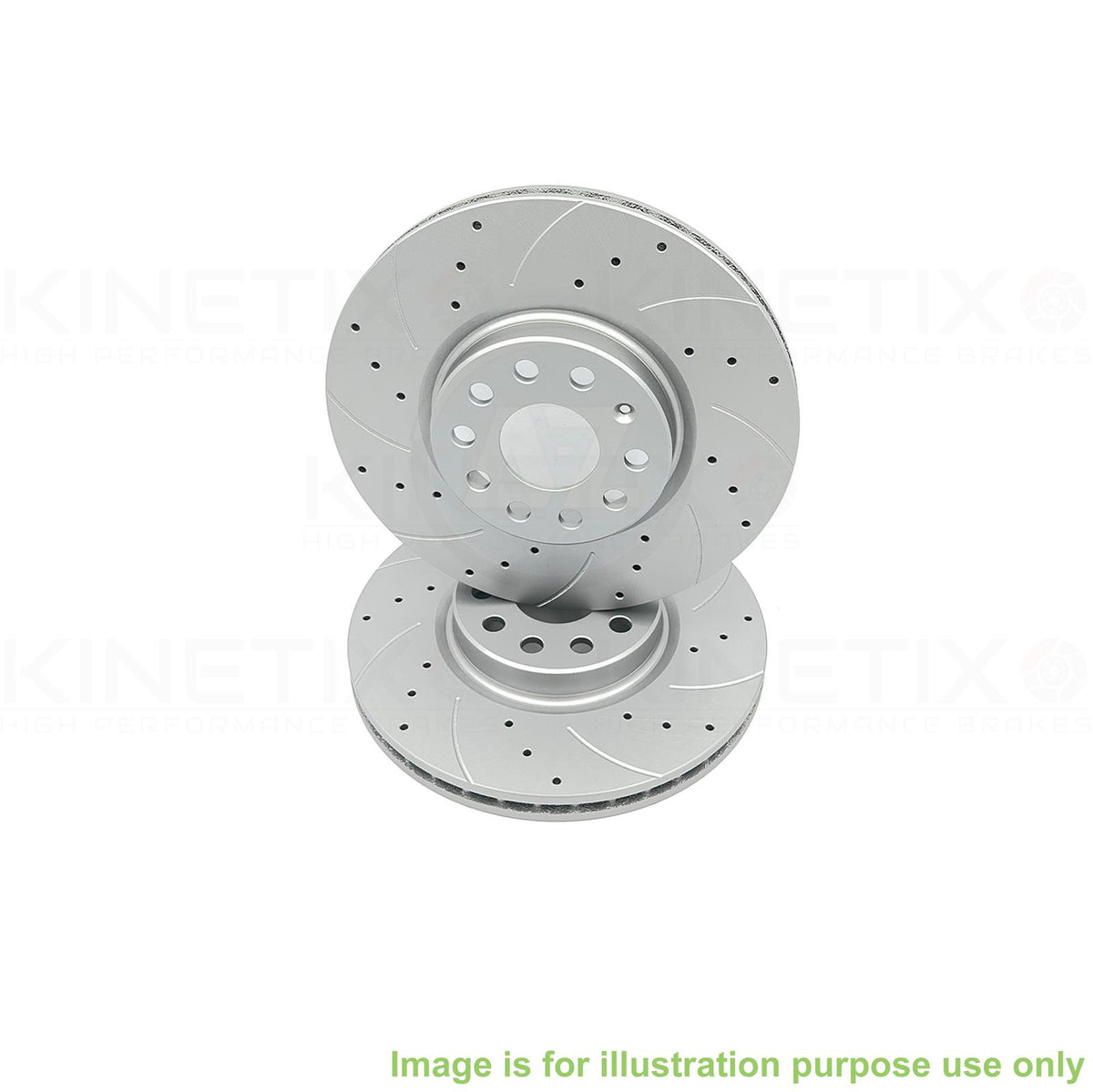 FOR FORD FOCUS 1.0 ECOBOOST 1.5 ECOBLUE DRILLED GROOVED FRONT BRAKE DISCS PADS