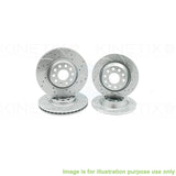 FOR FORD FOCUS 1.0 ECOBOOST 1.5 ECOBLUE DRILLED GROOVED FRONT REAR BRAKE DISCS