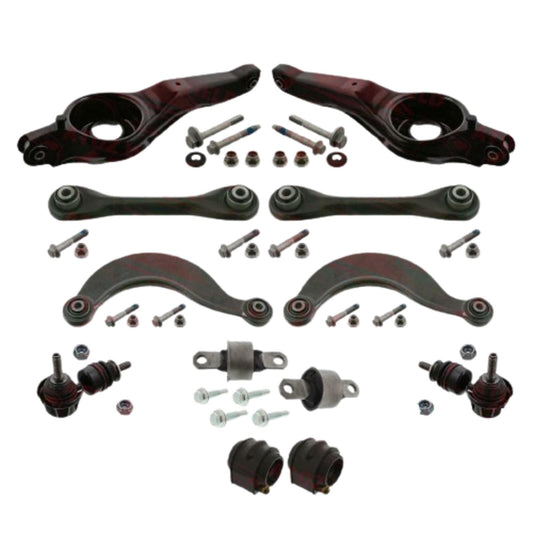 FOR FOCUS MK2 2.5 ST REAR SUSPENSION UPPER LOWER CONTROL ARMS LINKS BUSHES KIT