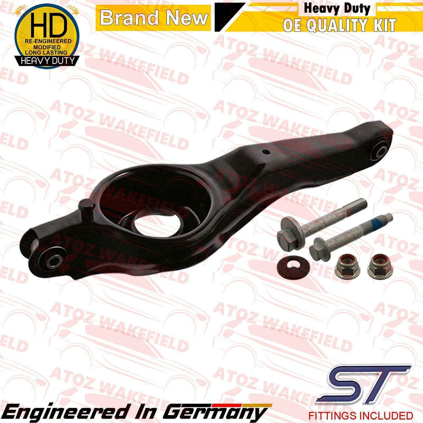 FOR FOCUS MK2 2.5 ST REAR SUSPENSION UPPER LOWER CONTROL ARMS LINKS BUSHES KIT