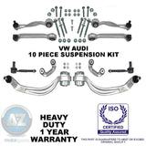 For A4 Passat A6 Superb Front suspension top bottom wishbones control arms kit