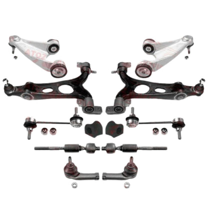 FOR ALFA 147 156 GT FRONT SUSPENSION WISHBONES ARMS TIE TRACK ROD ENDS LINKS KIT