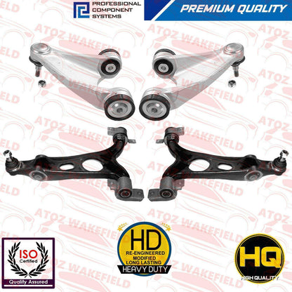 FOR ALFA 147 156 GT FRONT SUSPENSION WISHBONES ARMS TIE TRACK ROD ENDS LINKS KIT