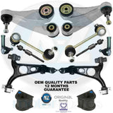 FOR ALFA 147 156 GT FRONT SUSPENSION WISHBONES ARMS TIE TRACK ROD ENDS LINKS KIT