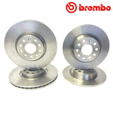 For Audi A3 2.0 TFSI 200 8P Models Front Rear Brembo Brake Discs Pads 312 282mm