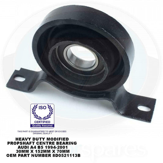 For Audi A4 B5 S4 RS4 Propshaft propeller shaft centre support bearing 30X152X70