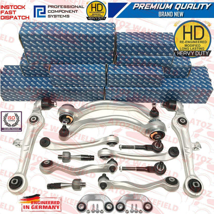 FOR AUDI A6 ALLROAD 4BH C5 FRONT SUSPENSION WISHBONES TRACK CONTROL ARMS KIT 21M