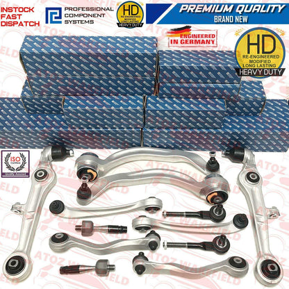 FOR AUDI A6 ALLROAD 4BH C5 FRONT SUSPENSION WISHBONES TRACK CONTROL ARMS KIT 21M