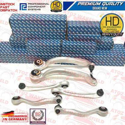 FOR AUDI A6 ALLROAD 4BH C5 FRONT SUSPENSION WISHBONES TRACK CONTROL ARMS KIT 21M