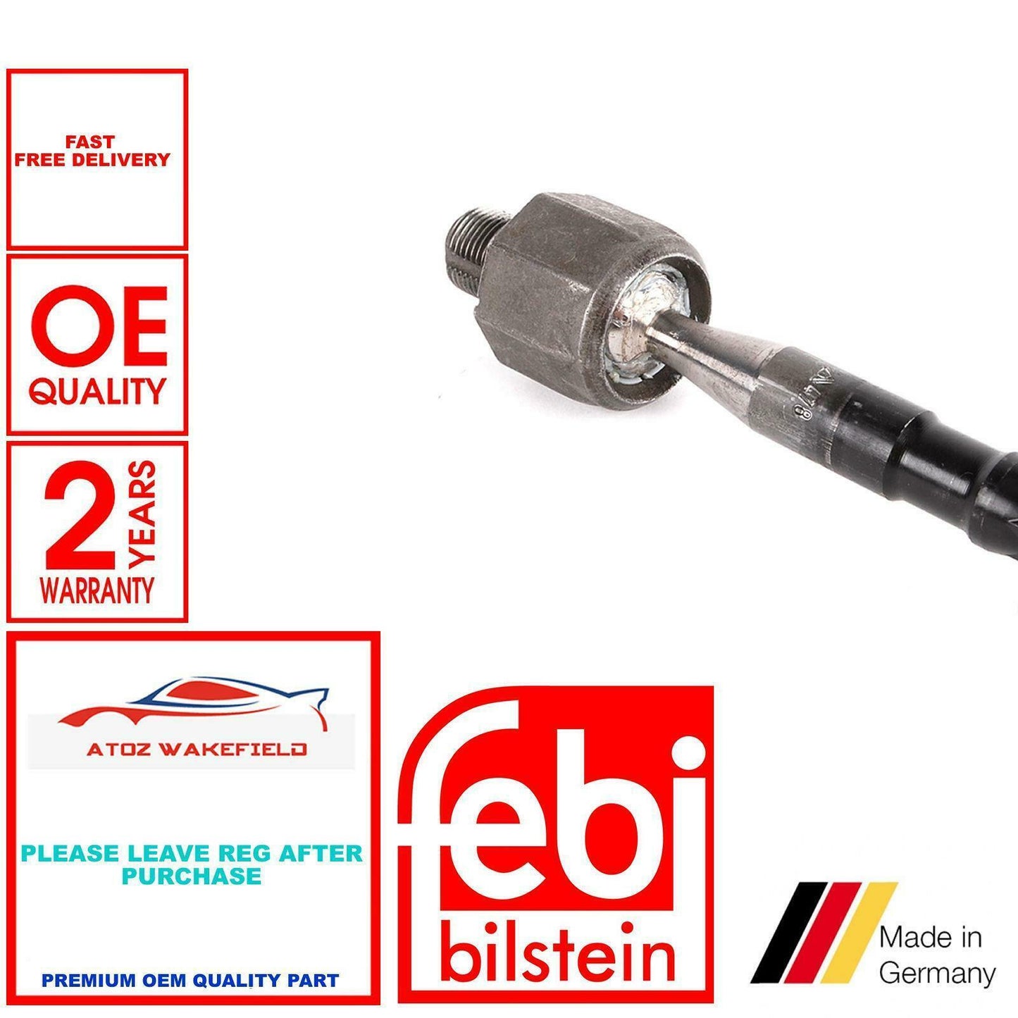 For BMW 3 Series E46 inner outer steering tie track rack rods ends Febi Germany