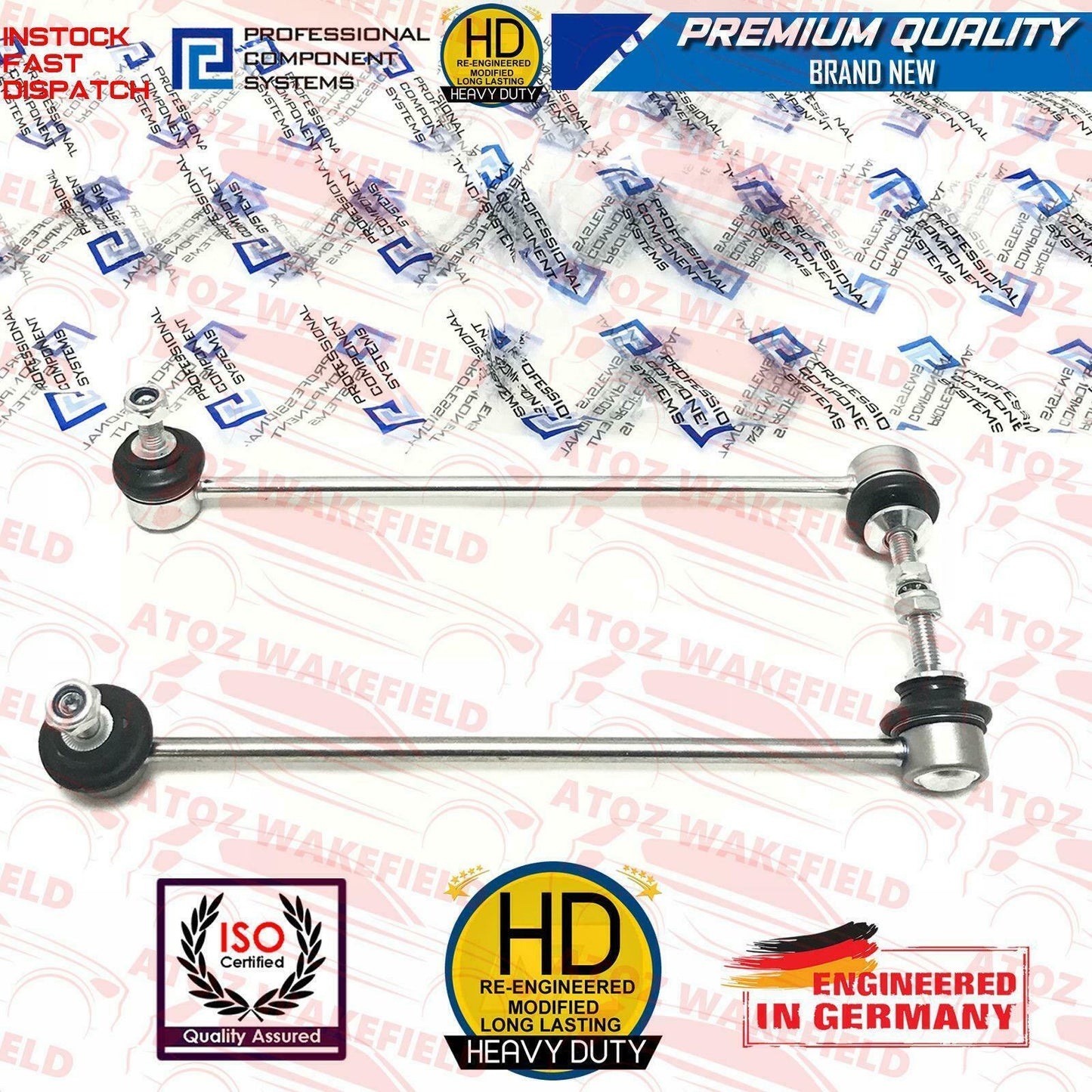 FOR BMW 530 535 FRONT SUSPENSION TRACK CONTROL ARMS WISHBONES DROP LINKS BARS