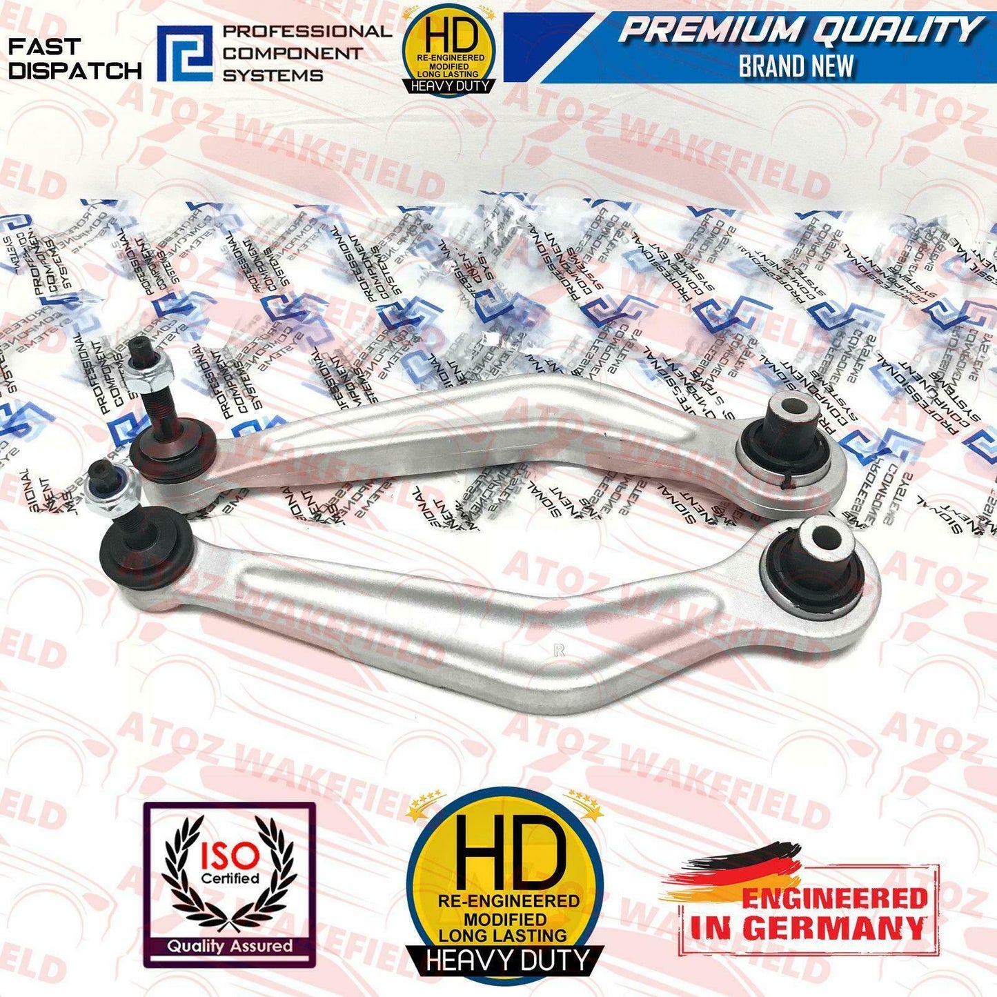 FOR BMW E39 5 Series Rear suspension wishbones track control arms links kit
