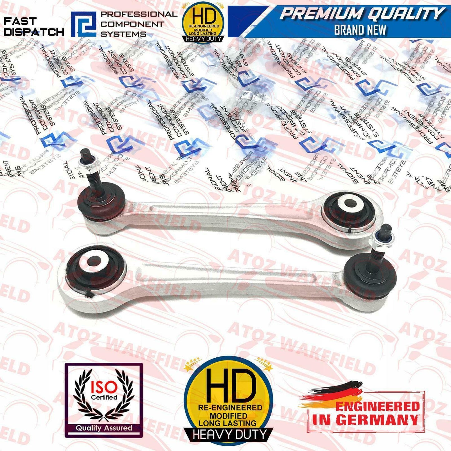FOR BMW E39 5 Series Rear suspension wishbones track control arms links kit