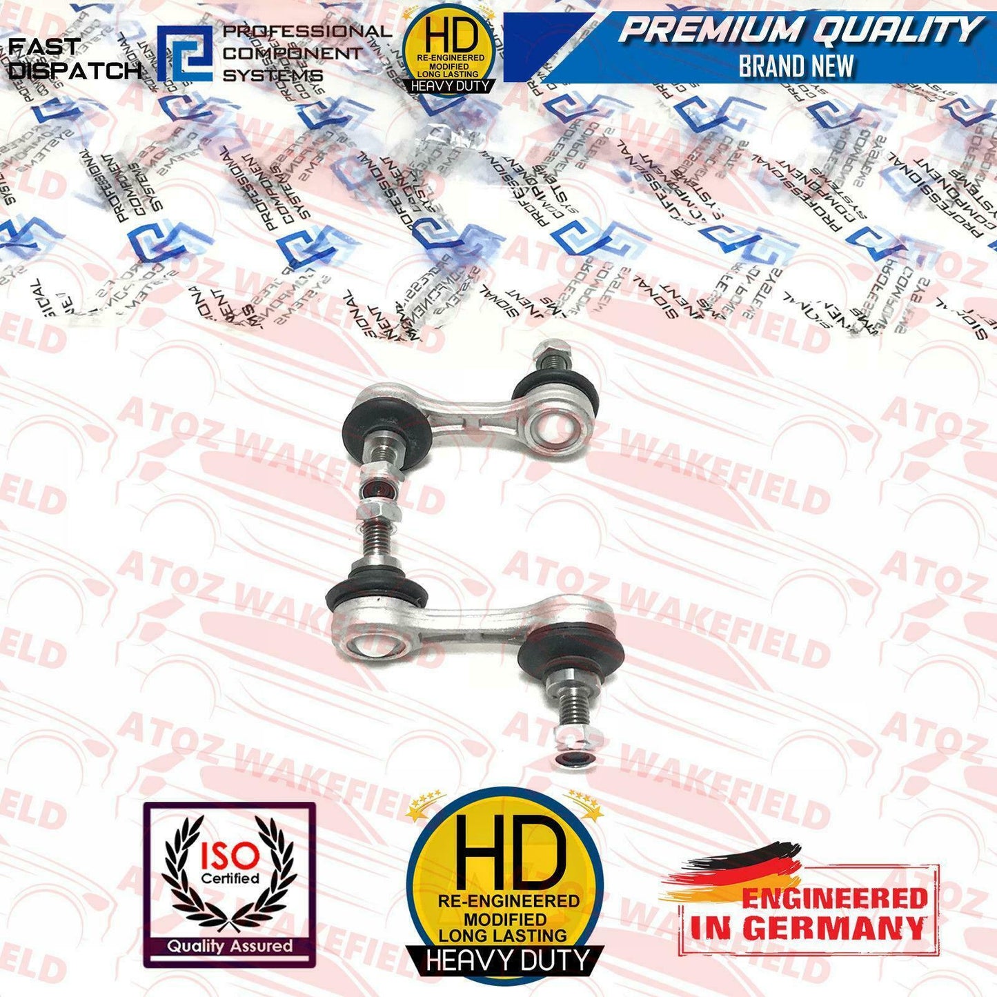 FOR BMW E39 5 Series Rear suspension wishbones track control arms links kit