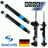 For BMW M3 3.2 E36 FRONT REAR SHOCKERS SHOCK ABSORBERS GENUINE ZF SACHS BOGES OE