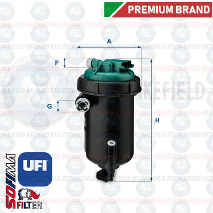 For Citroen Relay 3.0 HDI 145 155 160 06-18 Fuel Filter Housing