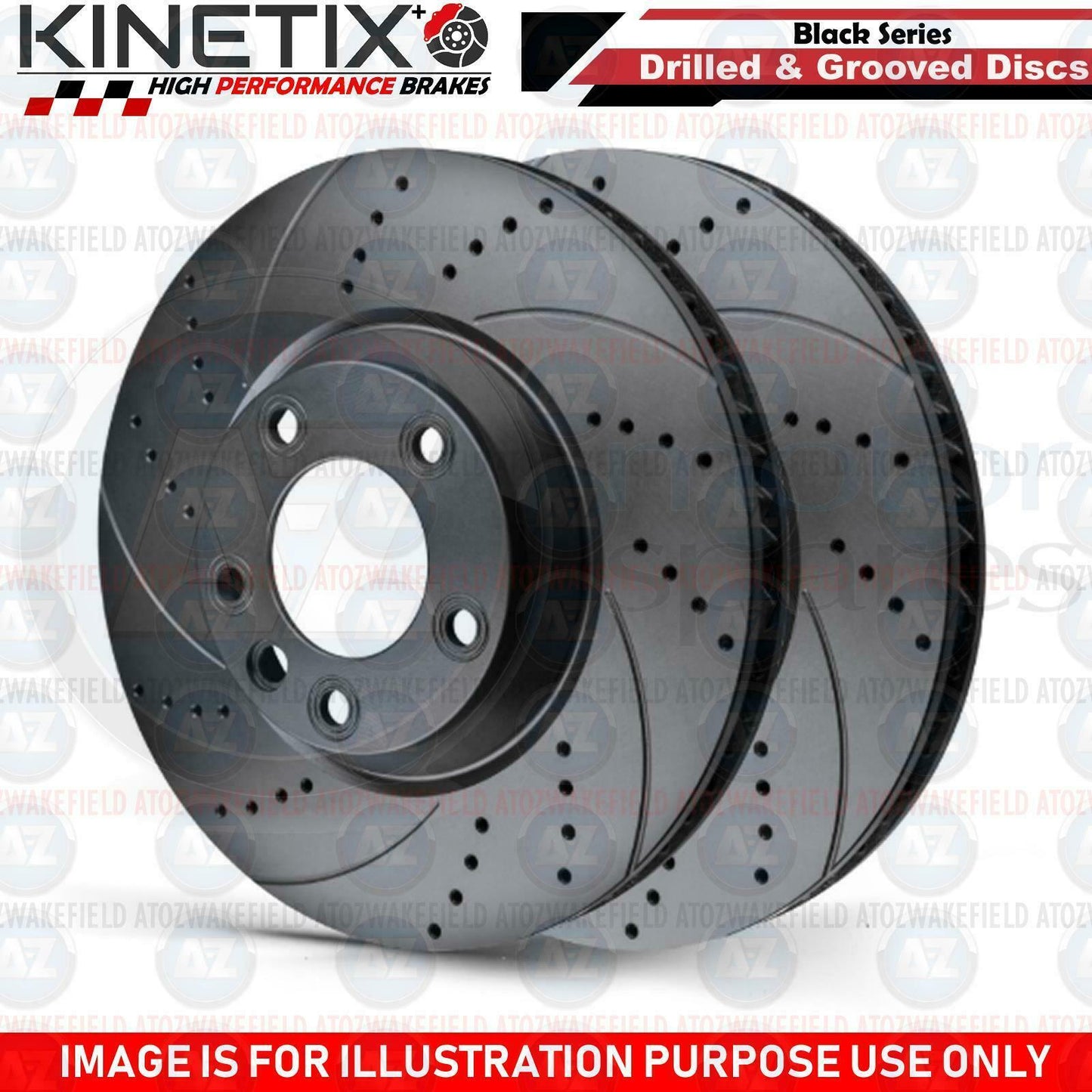 For Ford Transit Connect Front Rear Drilled Grooved Brake Discs Brake Pads