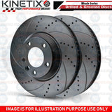 For Ford Transit Connect Front Rear Drilled Grooved Brake Discs Brake Pads