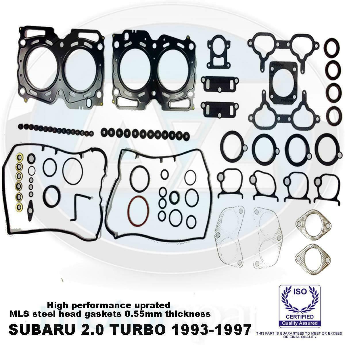 For Impreza 2.0 Turbo 93-97 uprated performance MLS uprated head gasket set kit