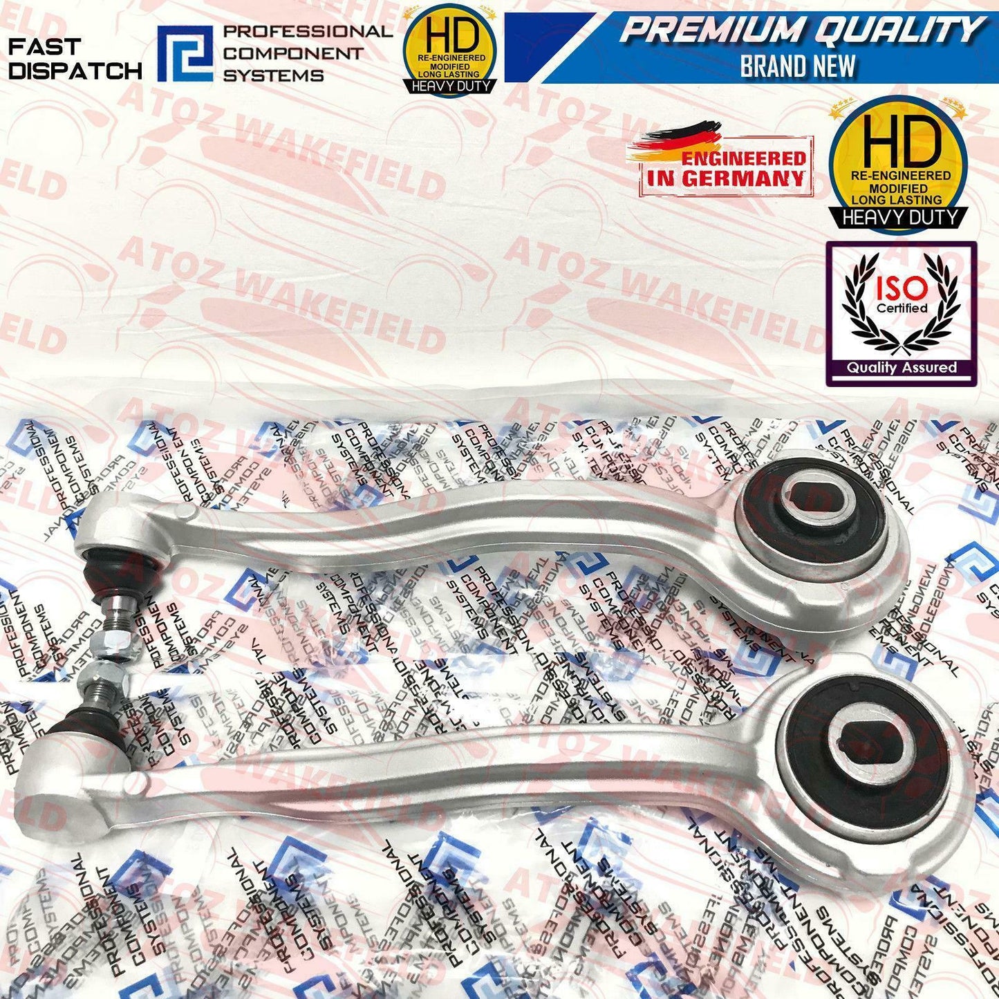 For Mercedes C320 C350 CDI Front suspension upper lower wishbones control arms