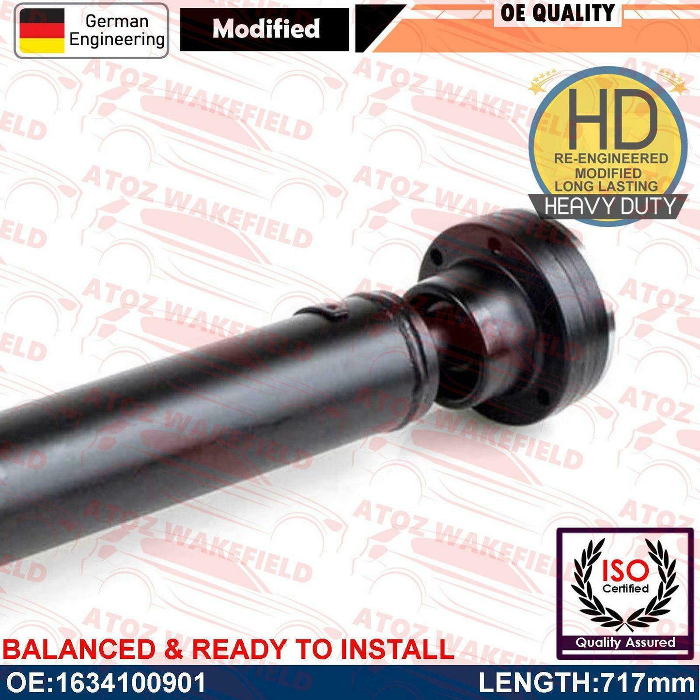 For Mercedes ML270 W163 Front Propshaft propeller shaft prop shaft 1634100901