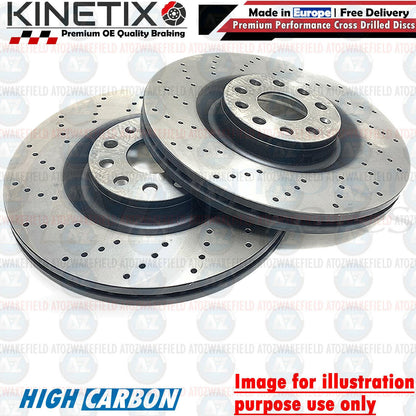 For Mini One R50 R53 Front Drilled Brake Discs Brembo Pads Wear Sensor 276mm