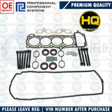 FOR NISSAN CUBE Z11 MICRA K12 NOTE E11 1.4 CR14DE HEAD GASKET HEAD BOLTS SET