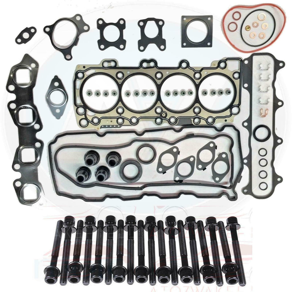 For Nissan Navara 2.5 Diesel D40 YD25 engine head gasket bolts set kit 2010-2016