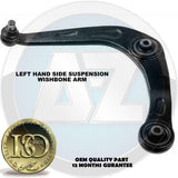 For PEUGEOT 206 FRONT LOWER SUSPENSION WISHBONES ARMS STABILISER LINKS ROD ENDS