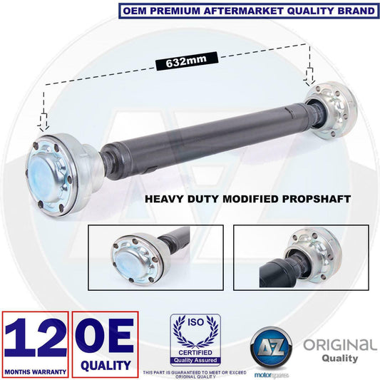 For Q7 Touareg Cayenne 3.0 3.6 4.2 4.5 6.0 V6 V8 front propshaft modified 632MM