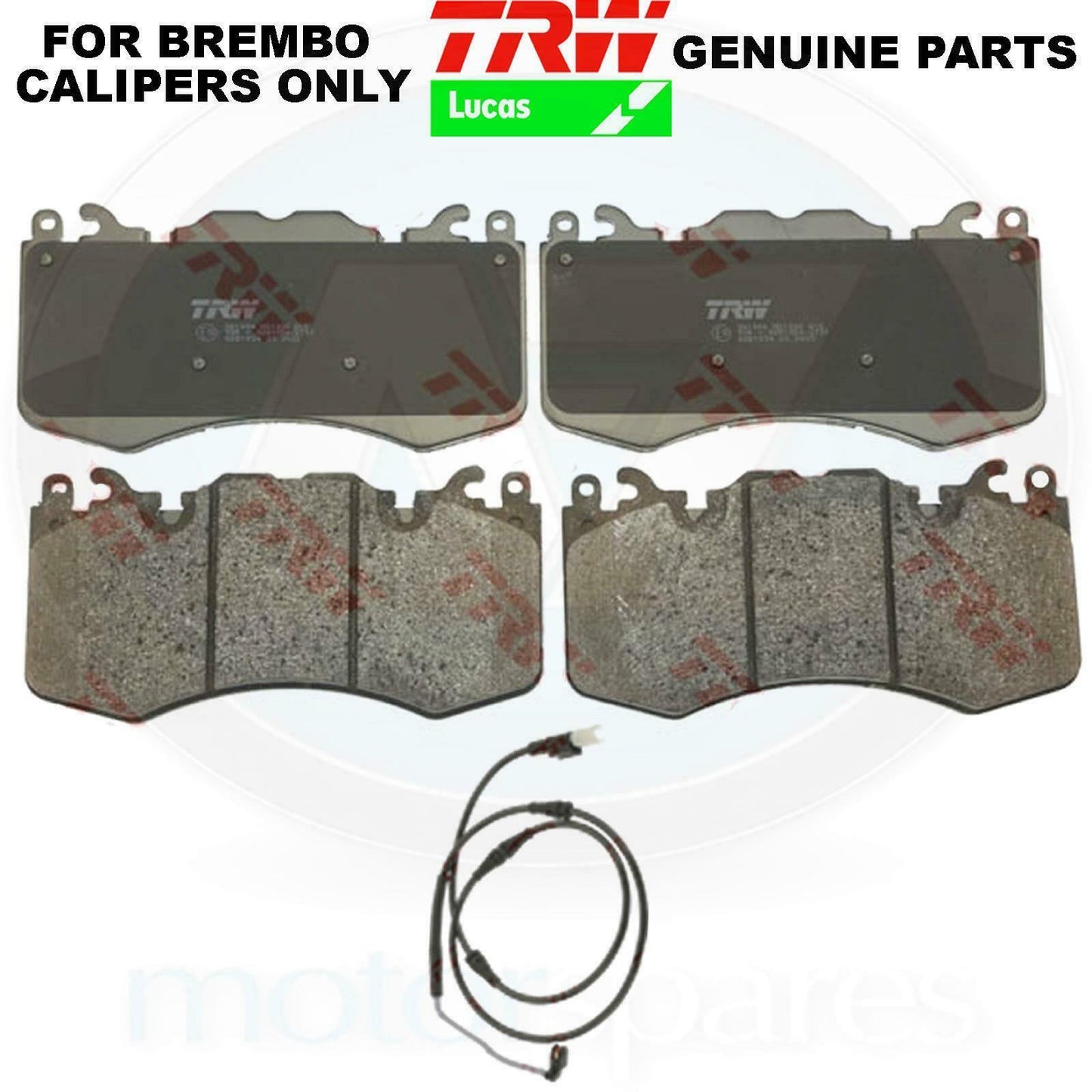 For Range Rover Sport 3.0 4.4 5.0 L405 L322 Genuine Front Brake pads with wires