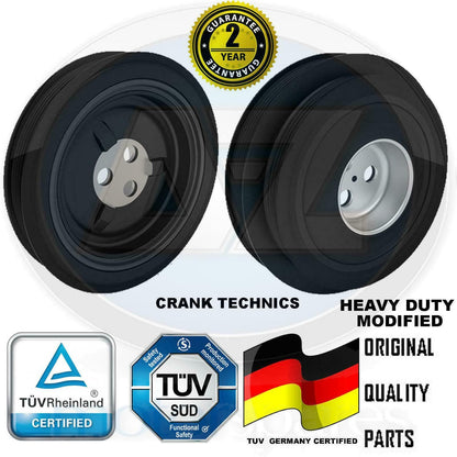 For Relay Boxer Ducato Transit 2.2 HDI TDCI Diesel engine Crank shaft pulley