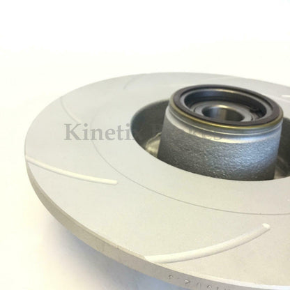 For Renault Laguna MK3 GT DCI V6 Turbo Grooved Rear Brake Discs + ABS + bearings