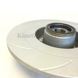For Renault Laguna MK3 GT DCI V6 Turbo Grooved Rear Brake Discs + ABS + bearings