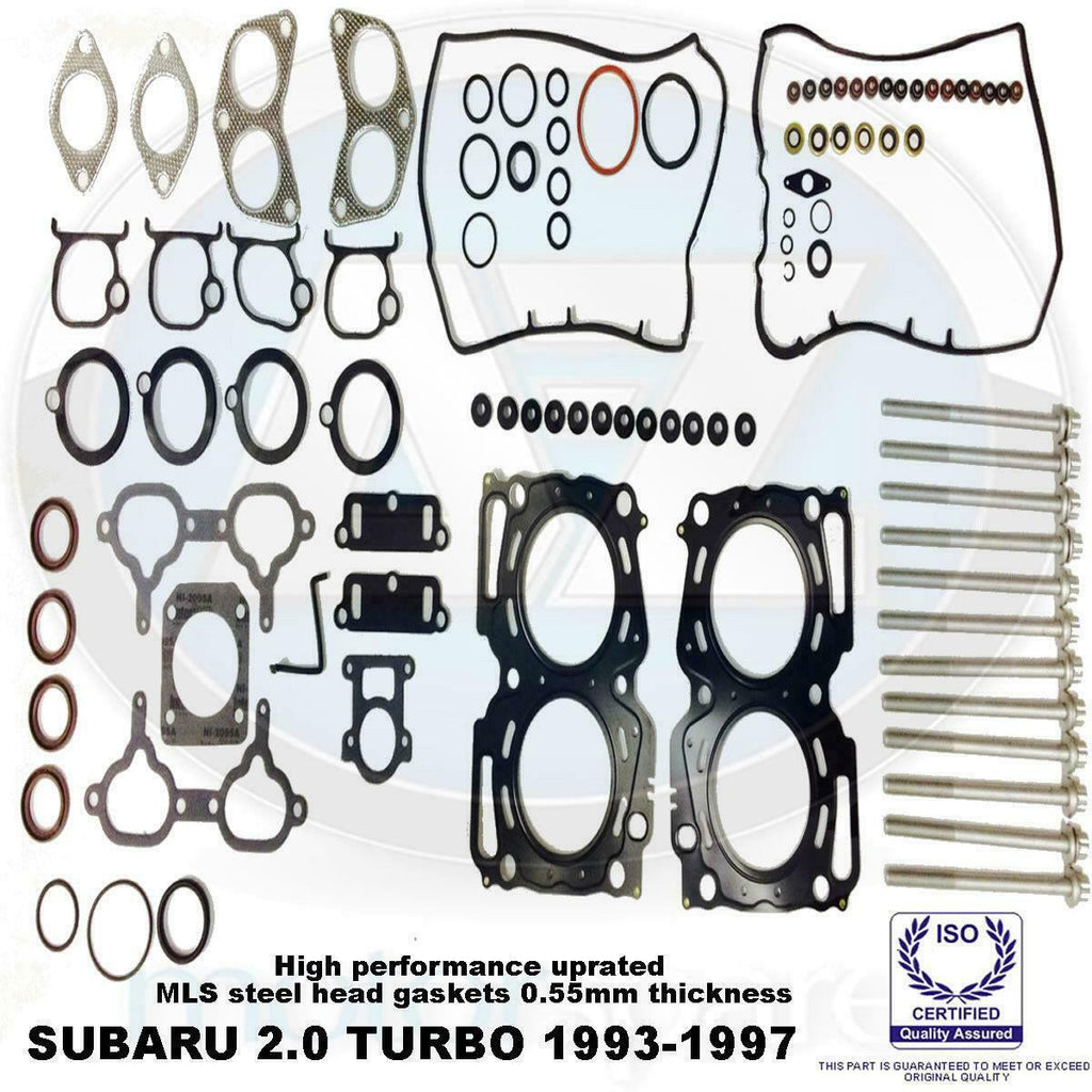 For Subaru Impreza 2.0 Turbo 93-97 MLS performance uprated head gasket bolts set