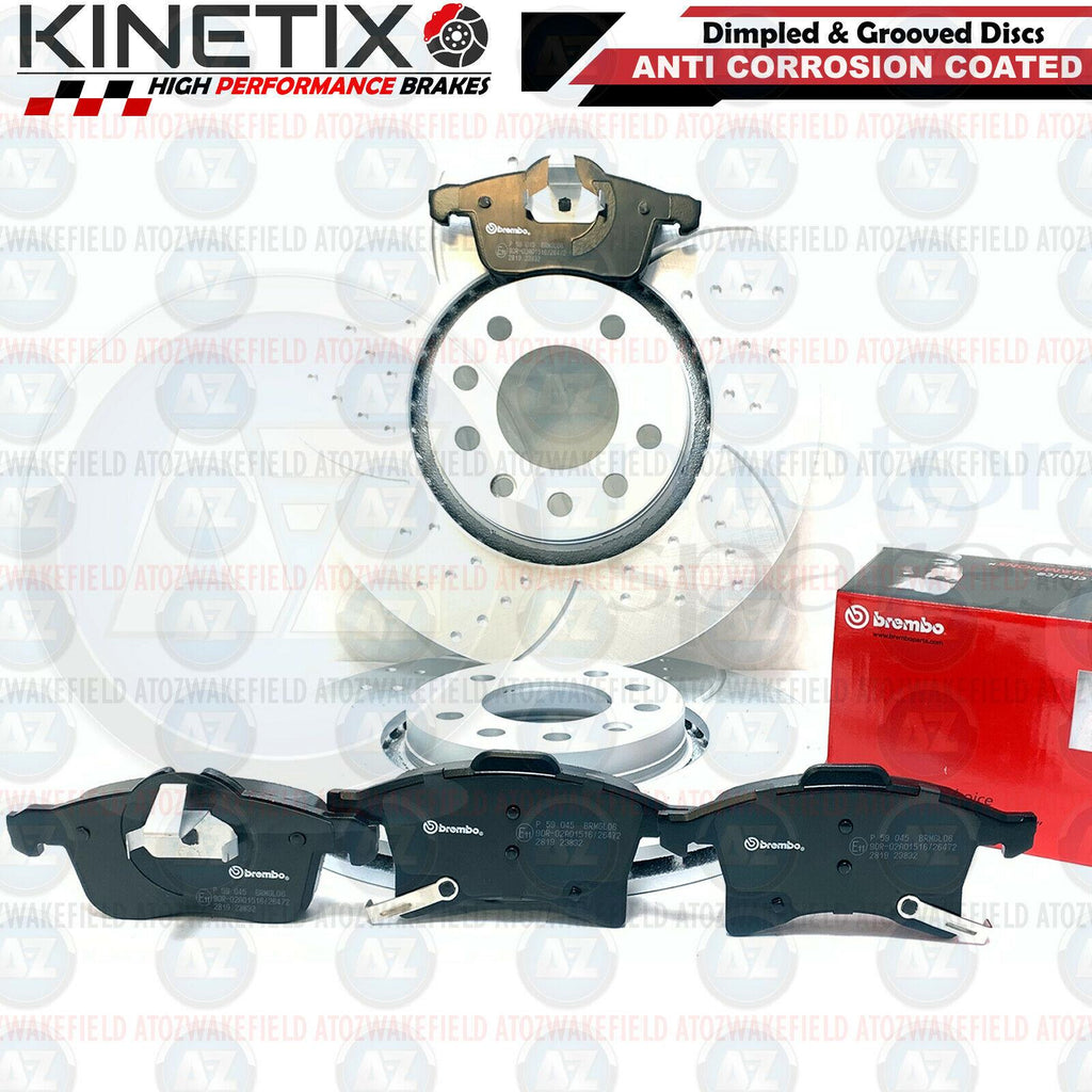 For Vauxhall Corsa D 1.6 VXR 2007-2011 Front Brake Discs & Brembo Pads 308mm